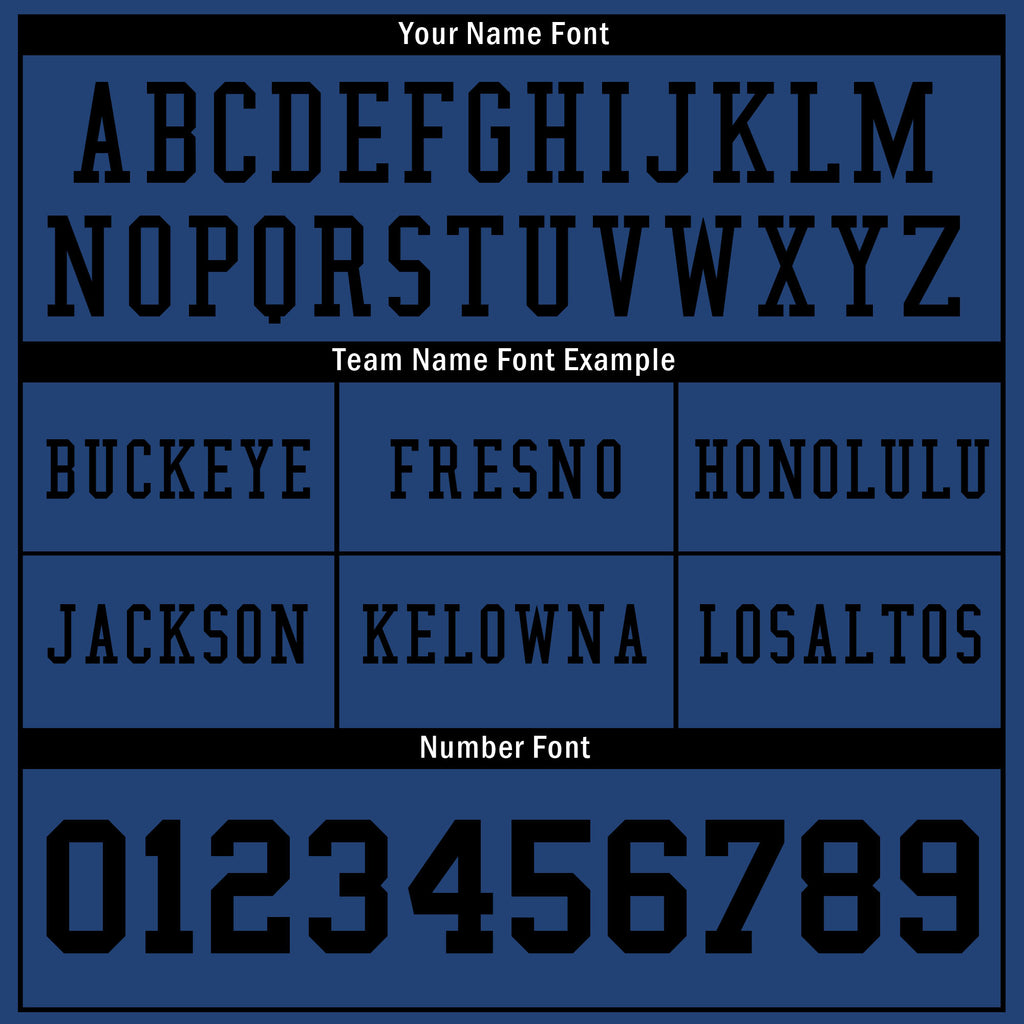 Custom Dark Blue Black Striped Sleeves Personalized Authentic Football Jersey FBJ02-D06034