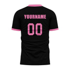 Custom Black Pink Soccer Sets Jersey Personalized SCJ101-D020131-5