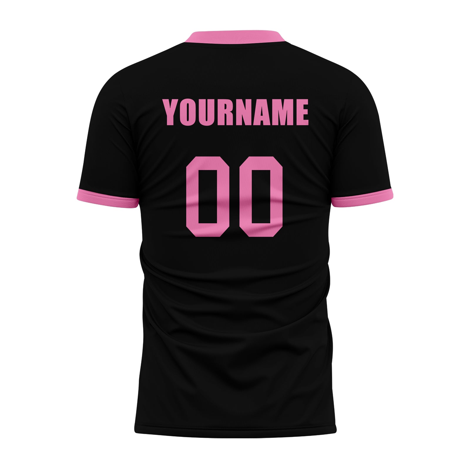 Custom Black Pink Soccer Sets Jersey Personalized SCJ101-D020131-5