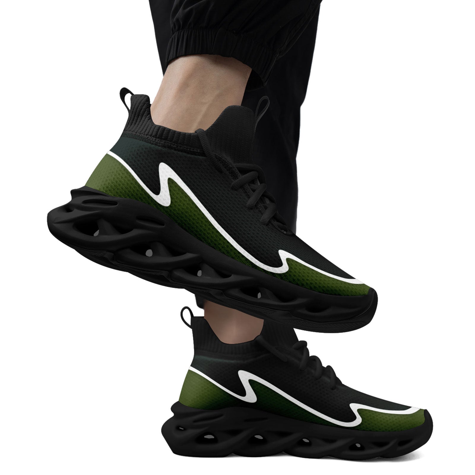 Custom Forest Green Maxsoul Shoes Personalized Sneaker FN030A-E020011-14