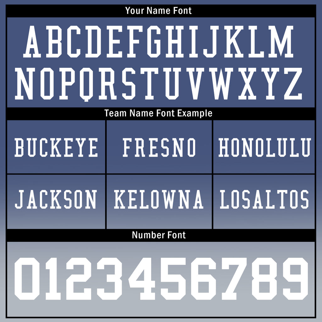 Custom Gray Blue Fade Fashion Personalized Authentic Football Jersey FBJ02-D06109
