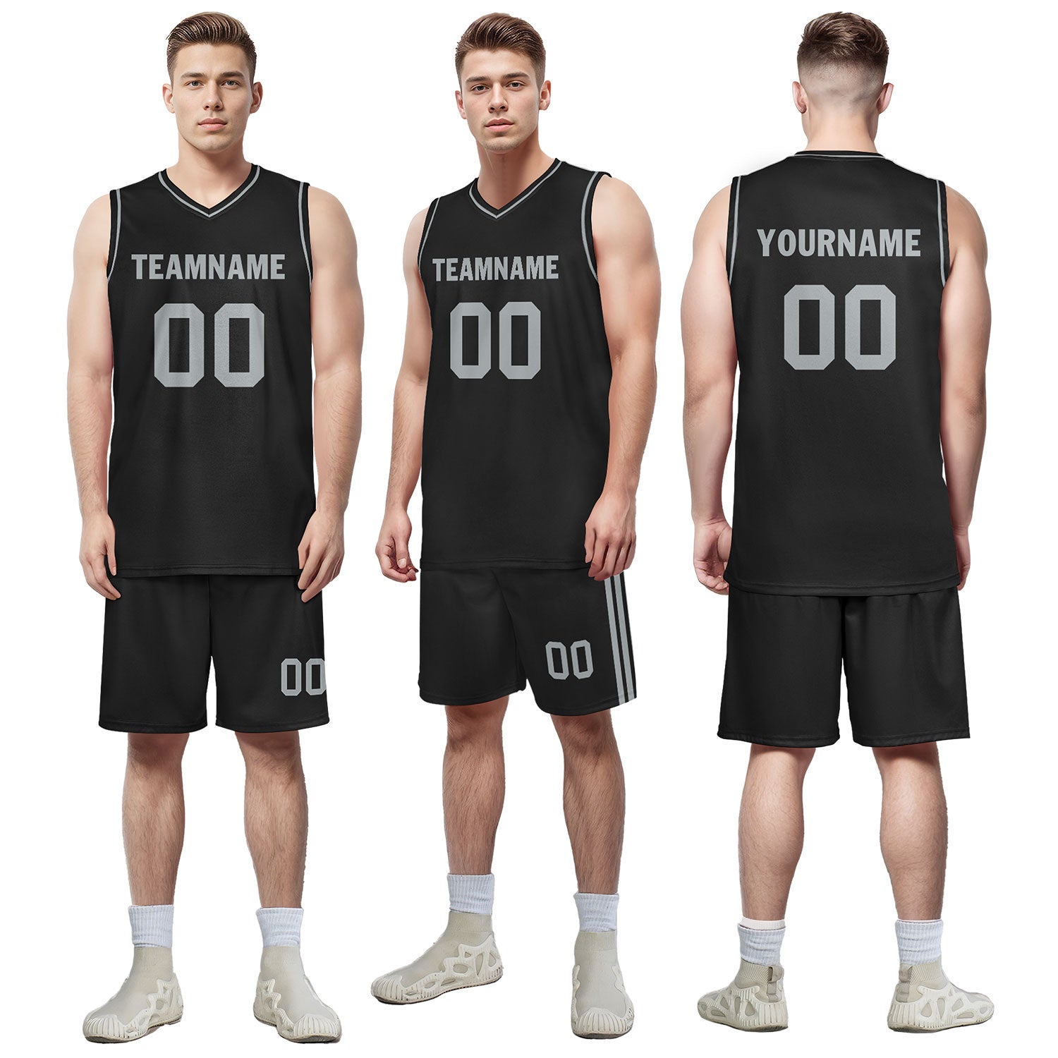 Custom Black Classic Style Sports Uniform Basketball Jersey BBJ01-D020105-18