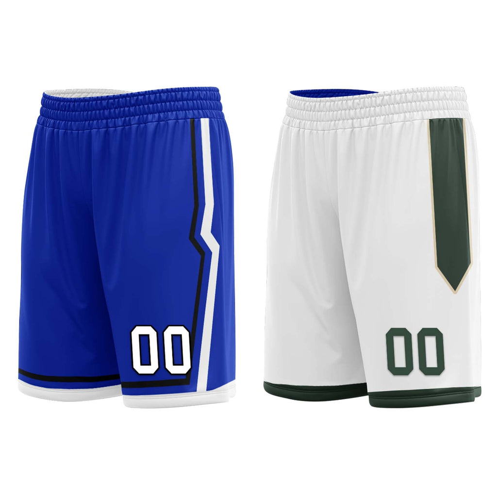 Custom Lake Blue White Milwaukee City Edition Personalized Reversible Basketball Set Sports Basketball Jersey BBJ01R-D0610-17-COOLMAX