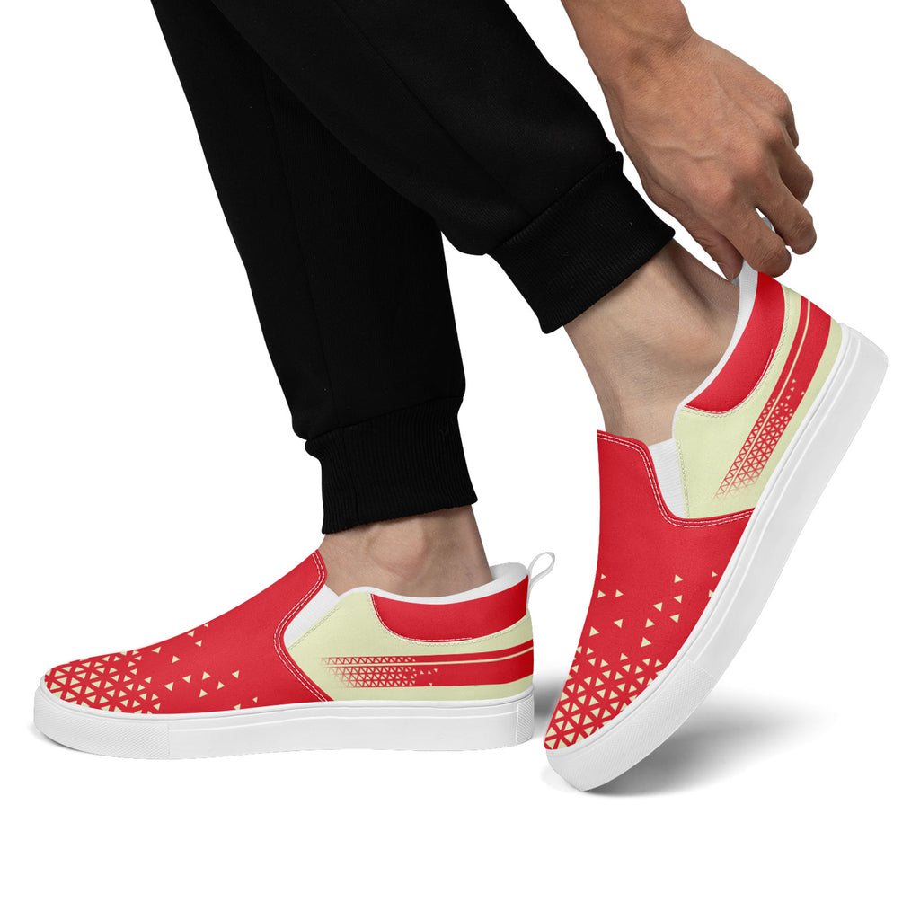 Custom Canvas Sneakers Personalized Slip On Shoes FN071-E023042-9