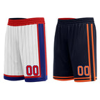 Custom White Red Black New York City Edition Personalized Reversible Basketball Set Sports Basketball Jersey BBJ01R-D0610-20