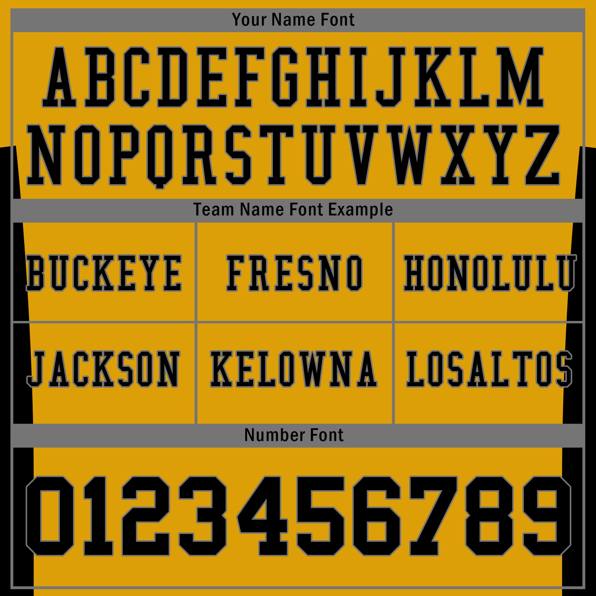 Custom Black Yellow Striped Sleeves Personalized Authentic Football Jersey FBJ02-D06063