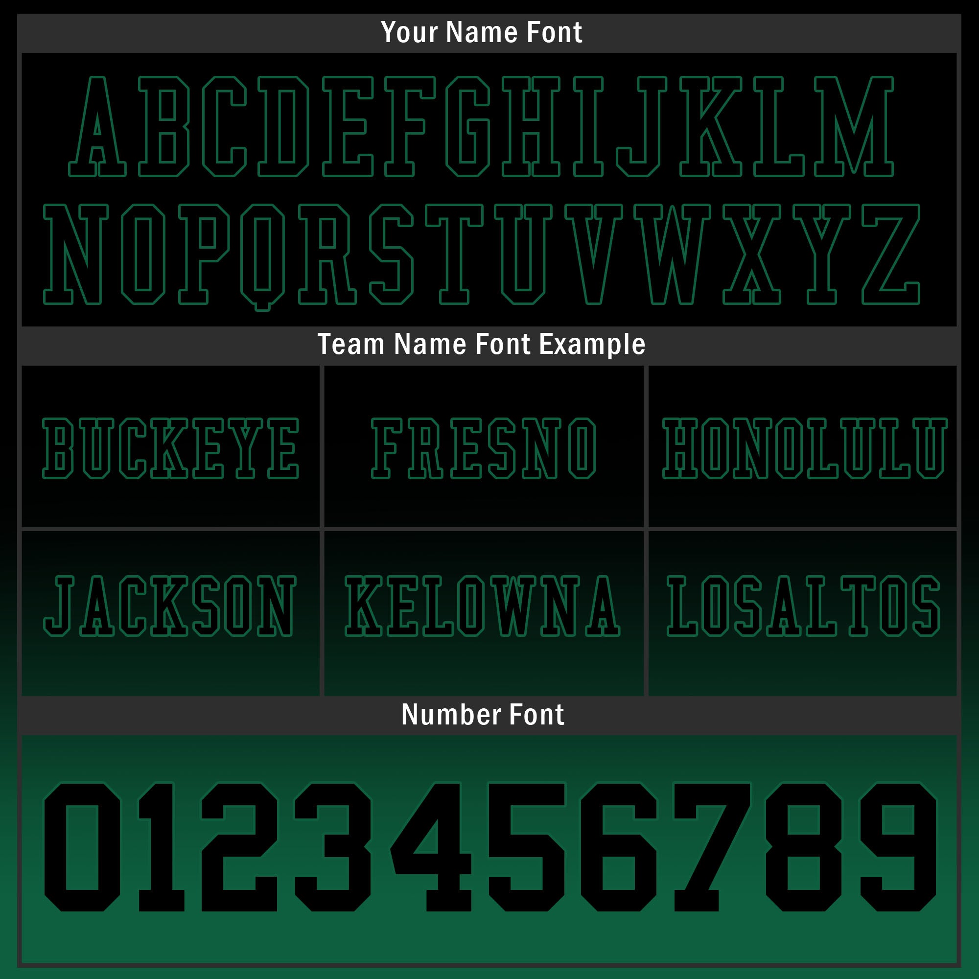 Custom Dark Geen Fade Fashion Personalized Authentic Football Jersey FBJ02-D06086