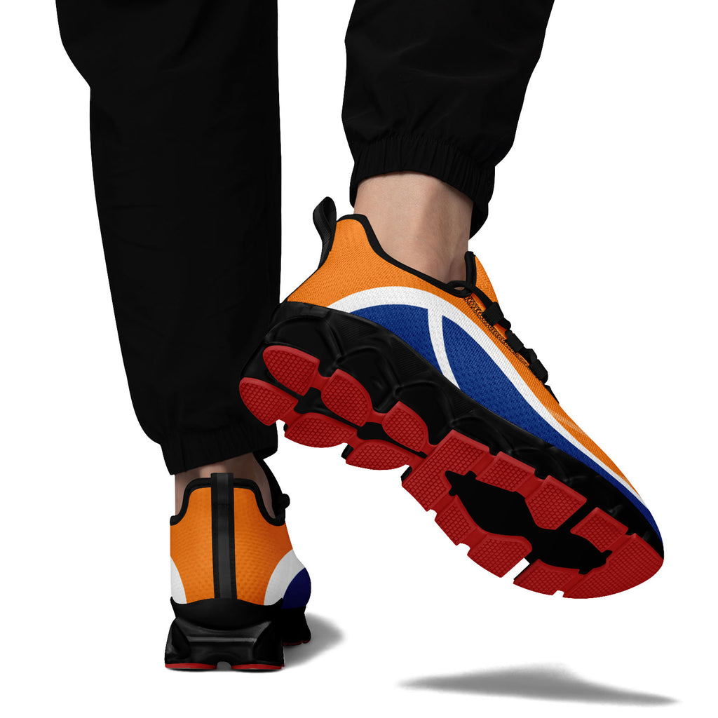 Custom Blue Orange Maxsoul Shoes Personalized Sneaker FN003XD-D020391-3