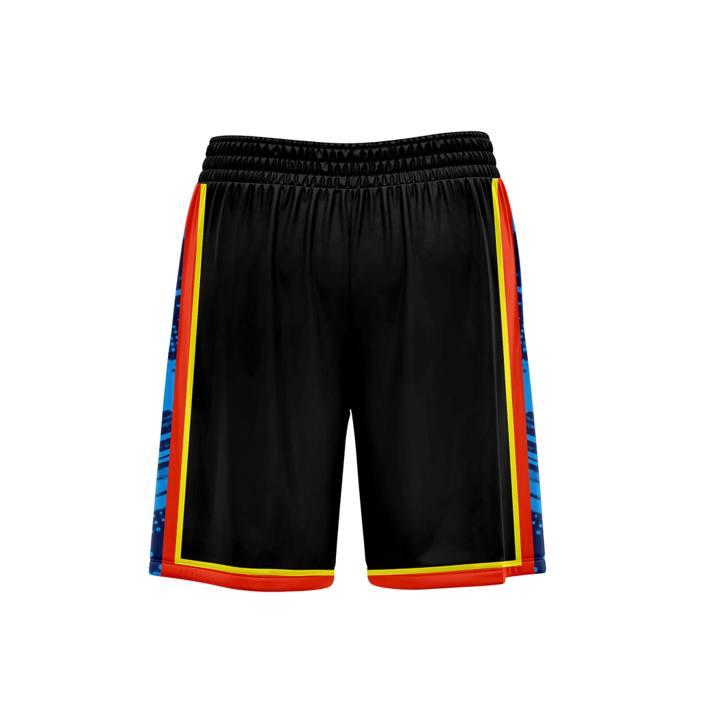 Custom Black Blue Orange City Edition Personalized Sports Uniform Authentic Basketball Jersey BBJ01-D06101-21