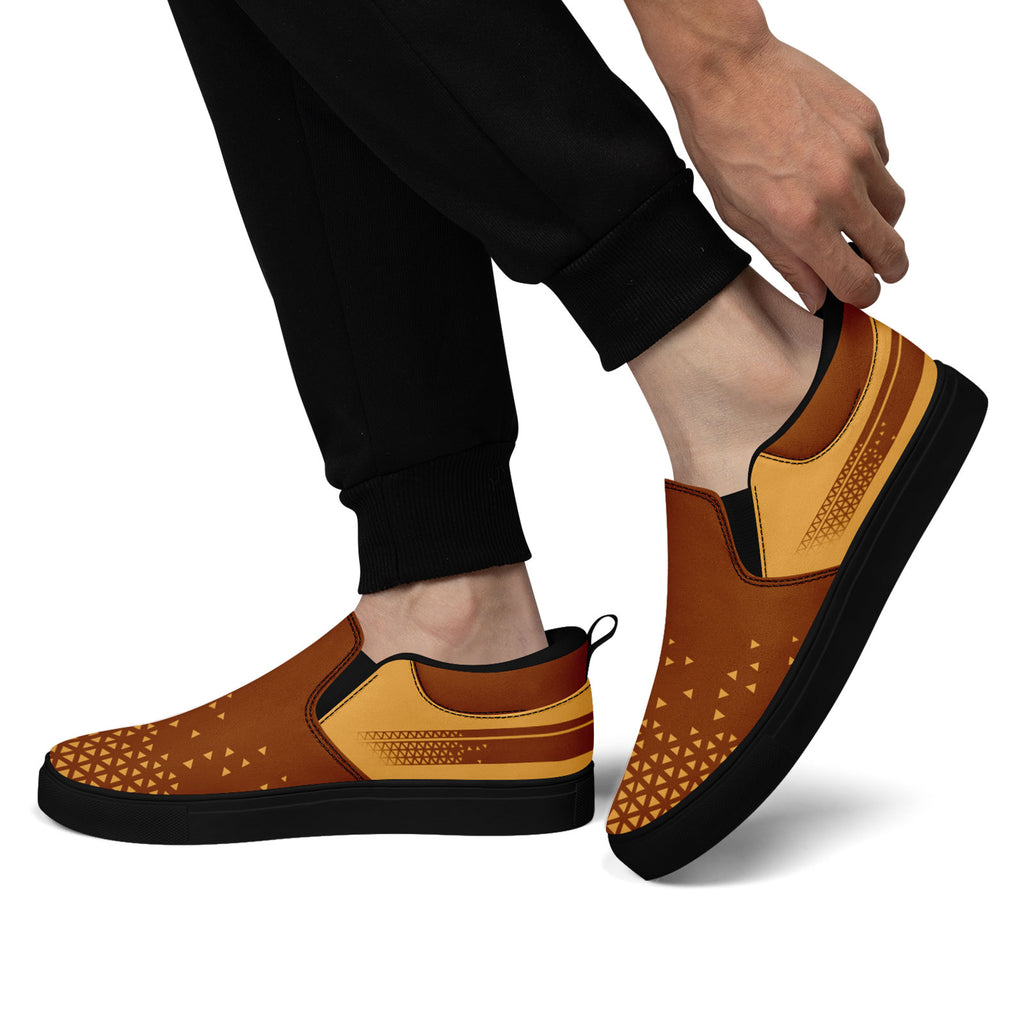 Custom Canvas Sneakers Personalized Slip On Shoes FN071-E023042-2