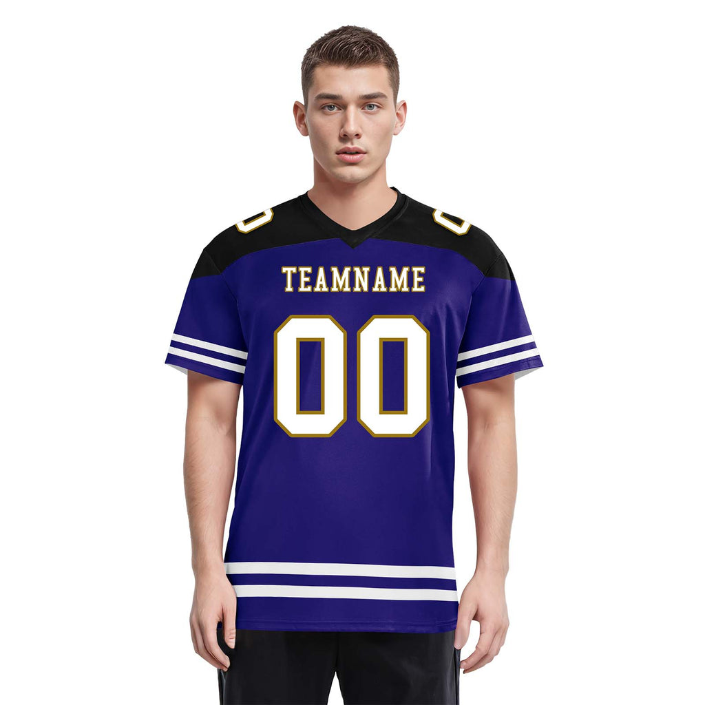 Custom Baltimore Personalized Authentic Football Jersey FBJ02-E0607-5