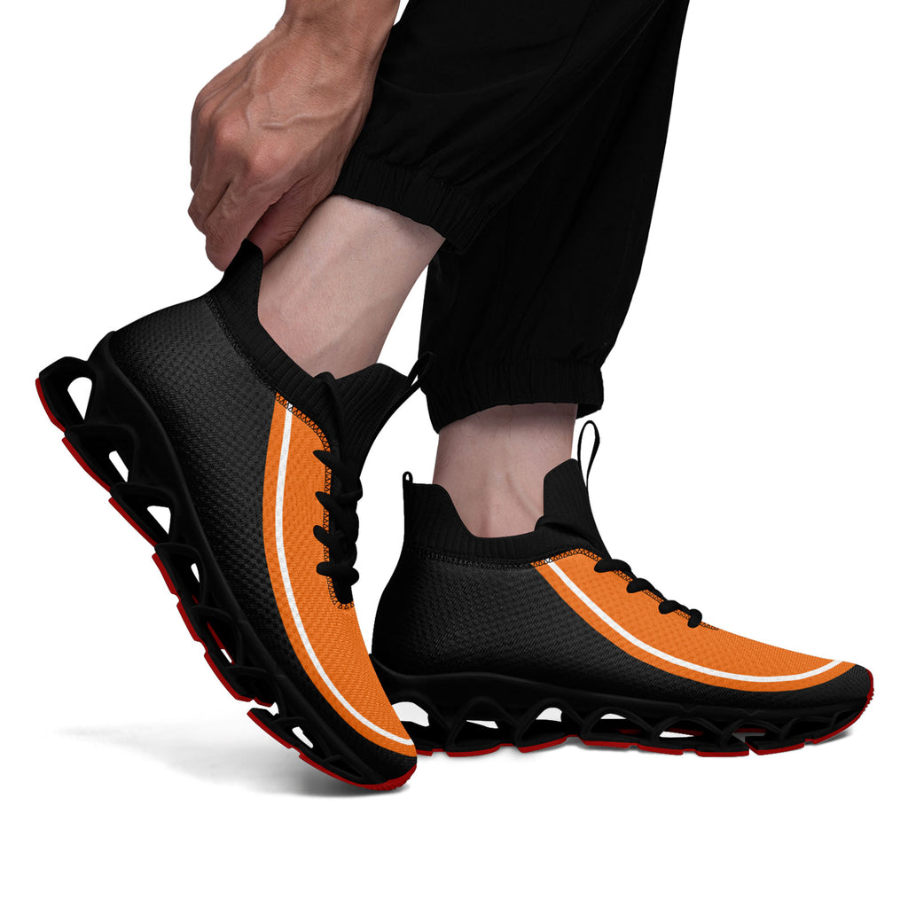 Custom Orange Dark Gray Maxsoul Shoes Personalized Sneaker FN030XD-D020388-4