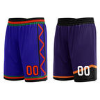 Custom Purple Green Orange Phoenix City Edition Personalized Reversible Basketball Set Sports Basketball Jersey BBJ01R-D0610-24-COOLMAX