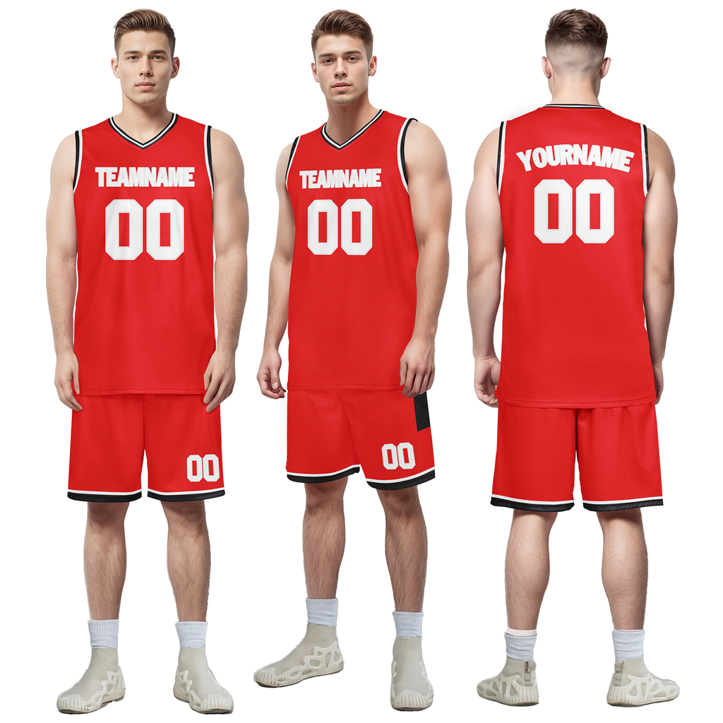 Custom Red Classic Style Sports Uniform Basketball Jersey BBJ01-bd0a70be