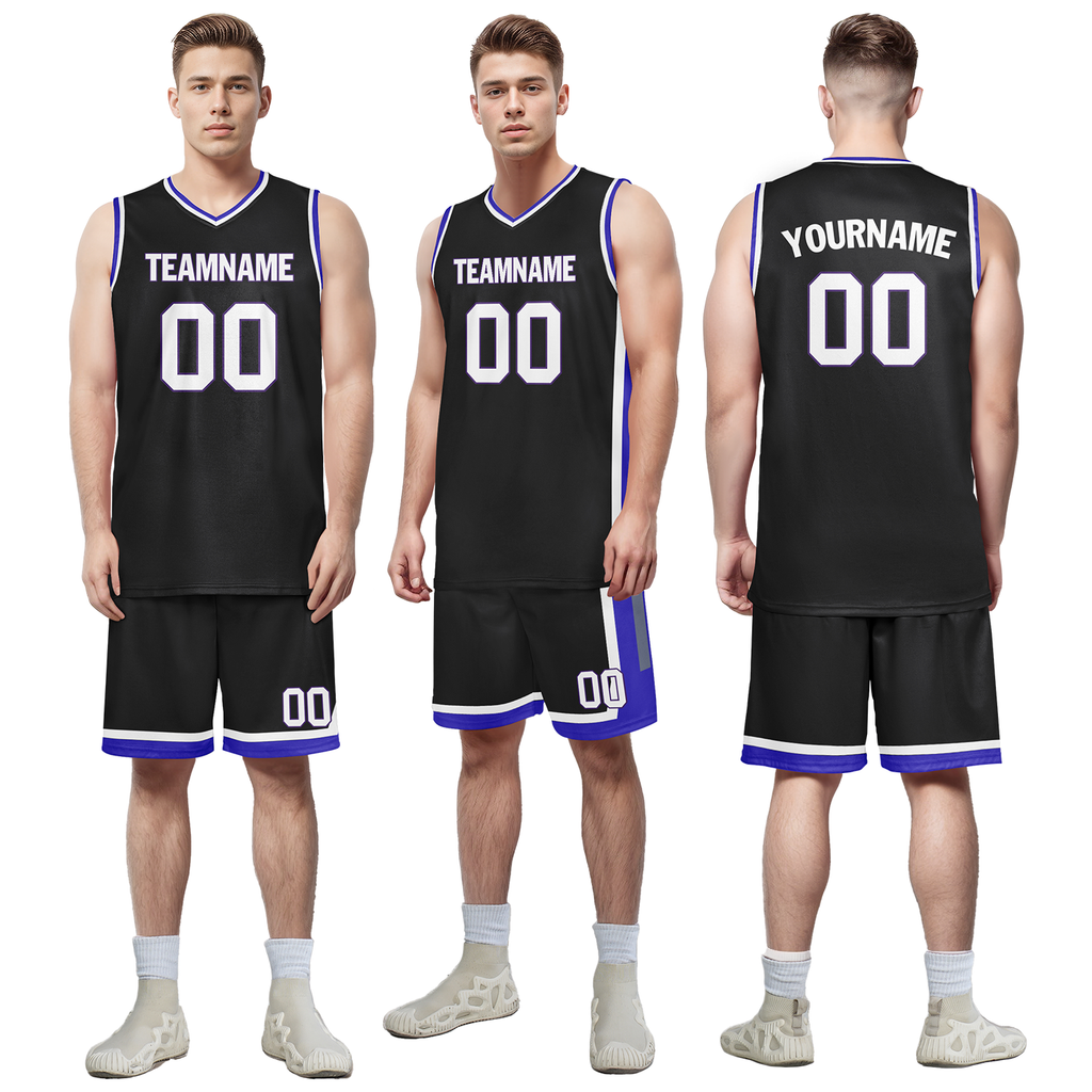 Custom Black Classic Style Sports Uniform Basketball Jersey BBJ01-bd0a70cf