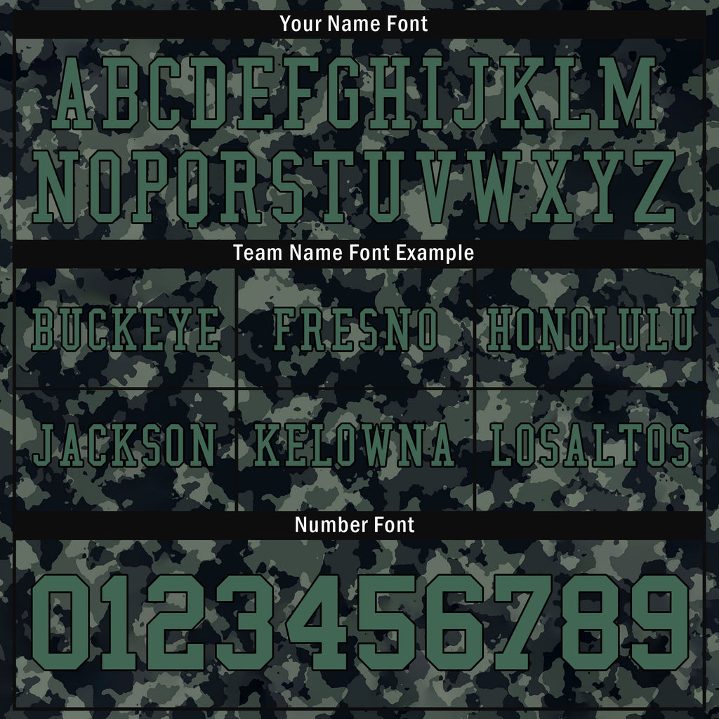Custom Camo Personalized Authentic Football Jersey FBJ02-D06112