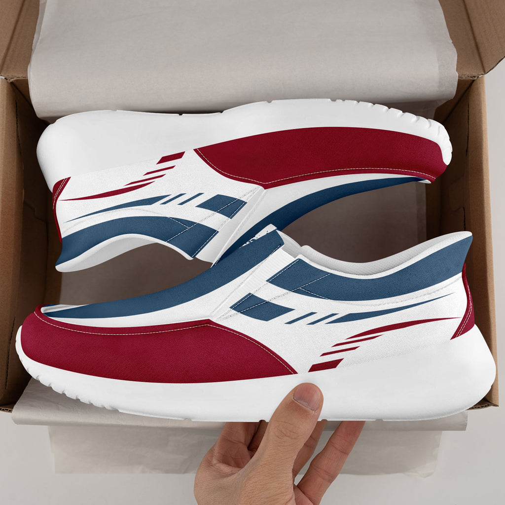 Custom Corporate Sneakers Slip On Shoes Personalized Corporate Shoes FN067-E023045-7