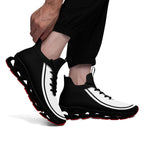 Custom Black White Maxsoul Shoes Personalized Sneaker FN030XD-D020388-8