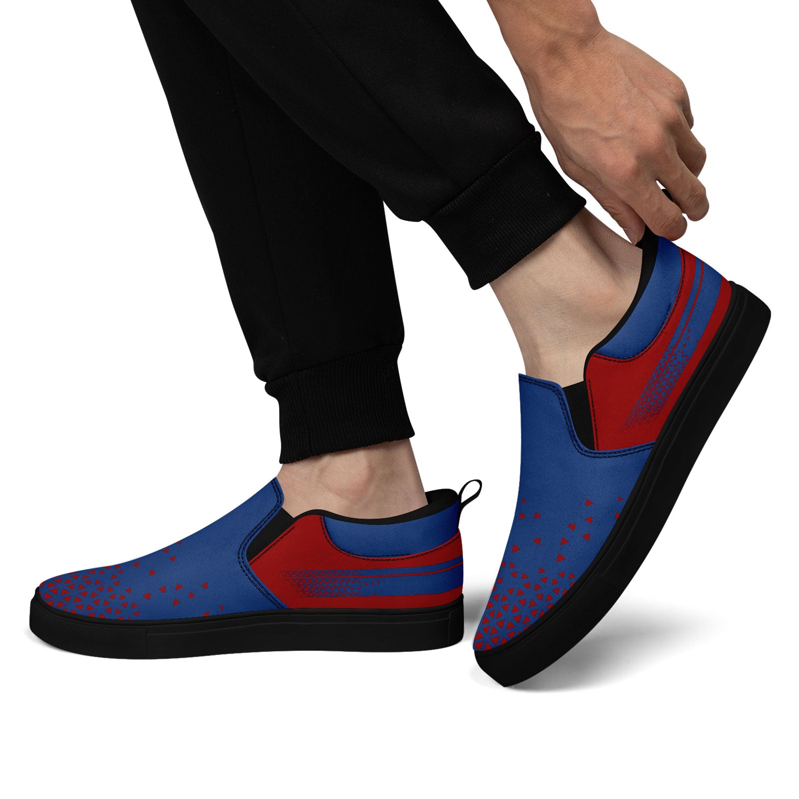 Custom Canvas Sneakers Personalized Slip On Shoes FN071-E023042-3