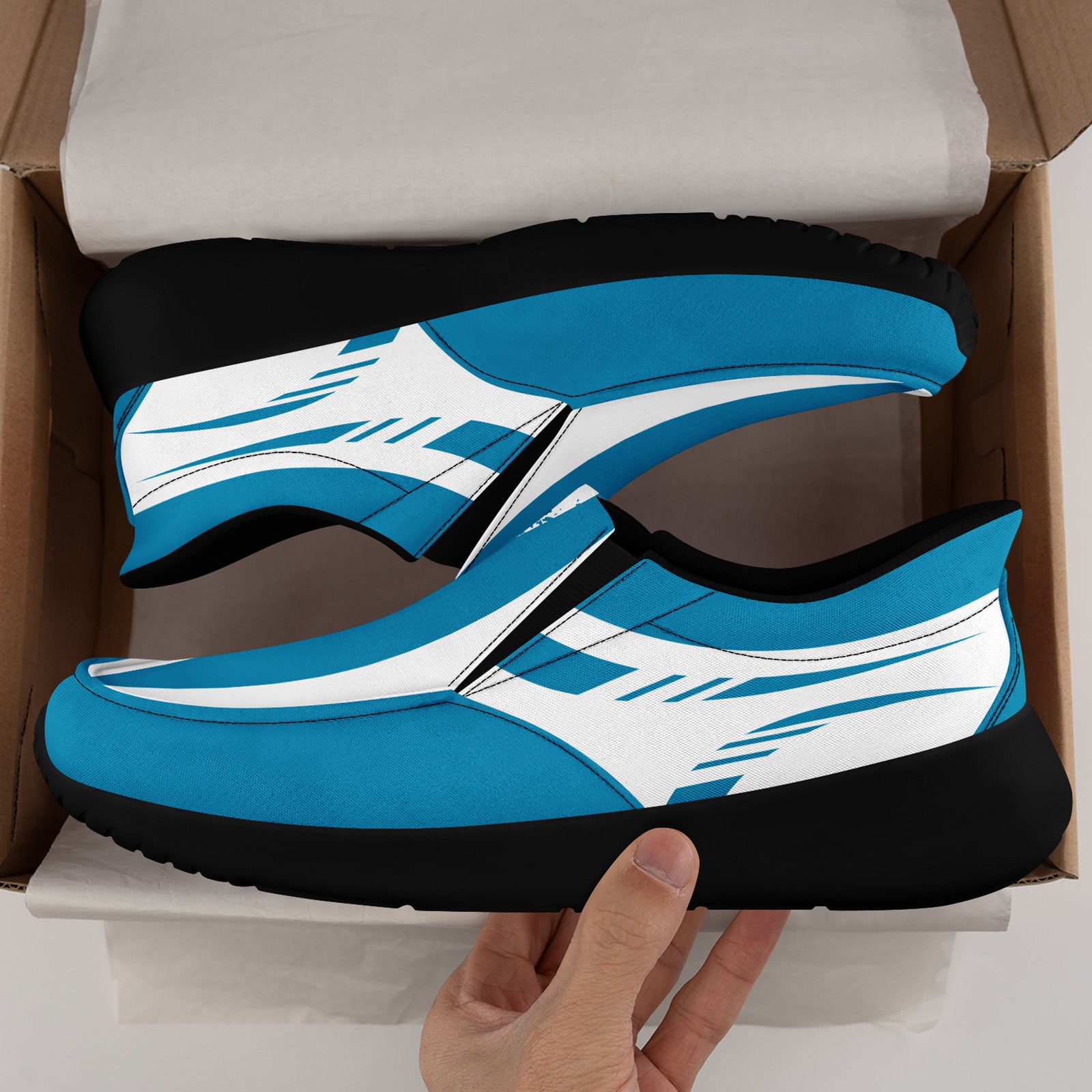 Custom Corporate Sneakers Slip On Shoes Personalized Corporate Shoes FN067-E023045-1