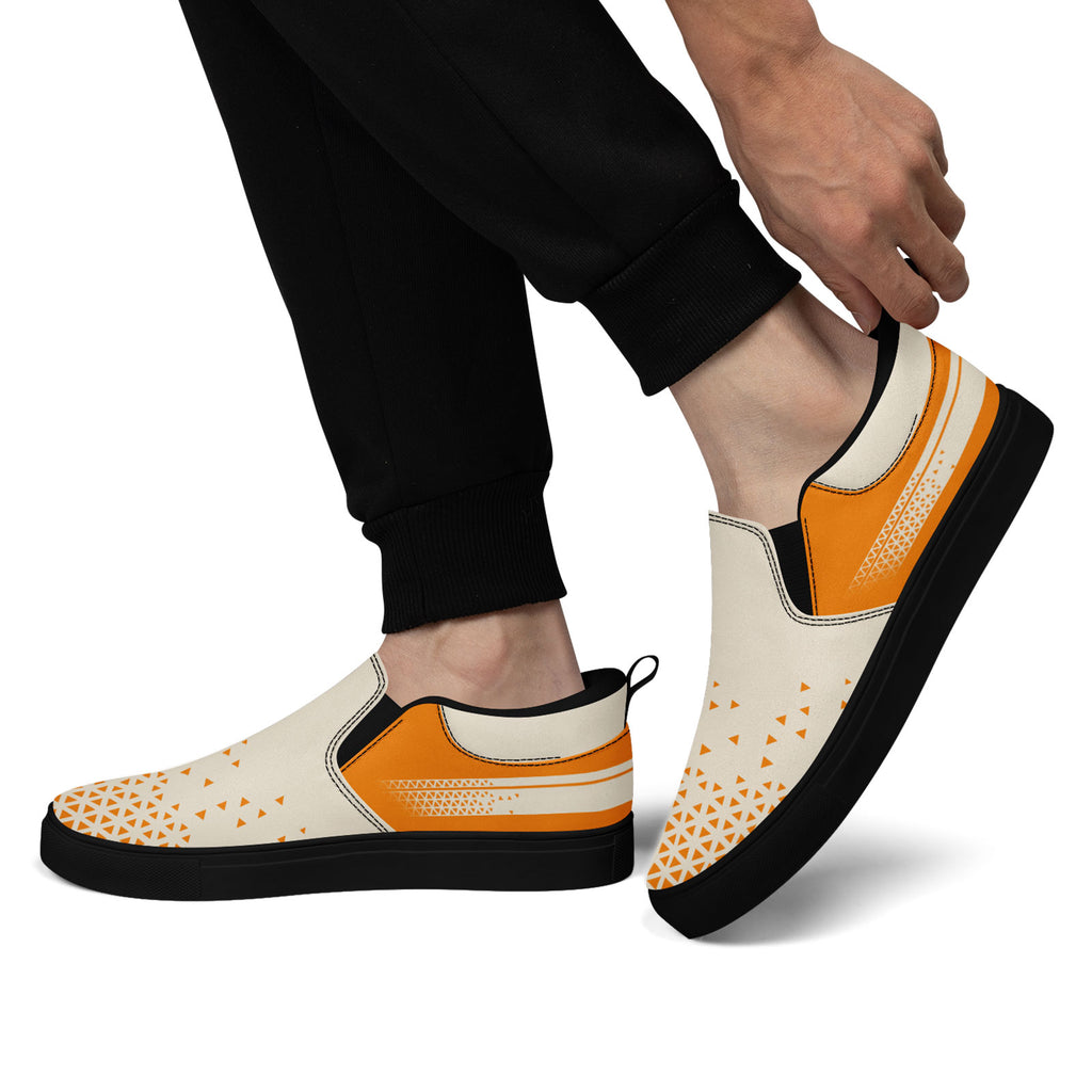 Custom Canvas Sneakers Personalized Slip On Shoes FN071-E023042-7