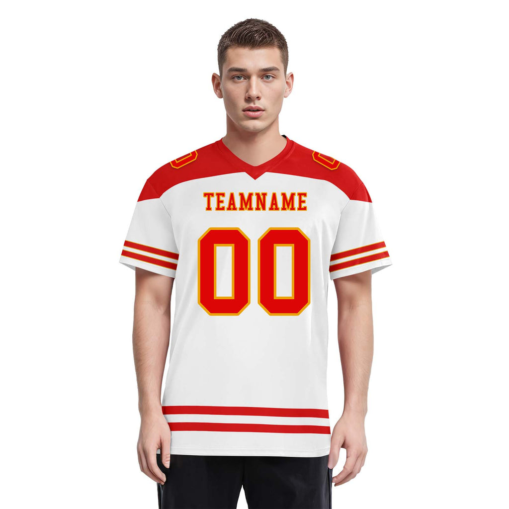 Custom Kansas City Personalized Authentic Football Jersey FBJ02-E0607-16