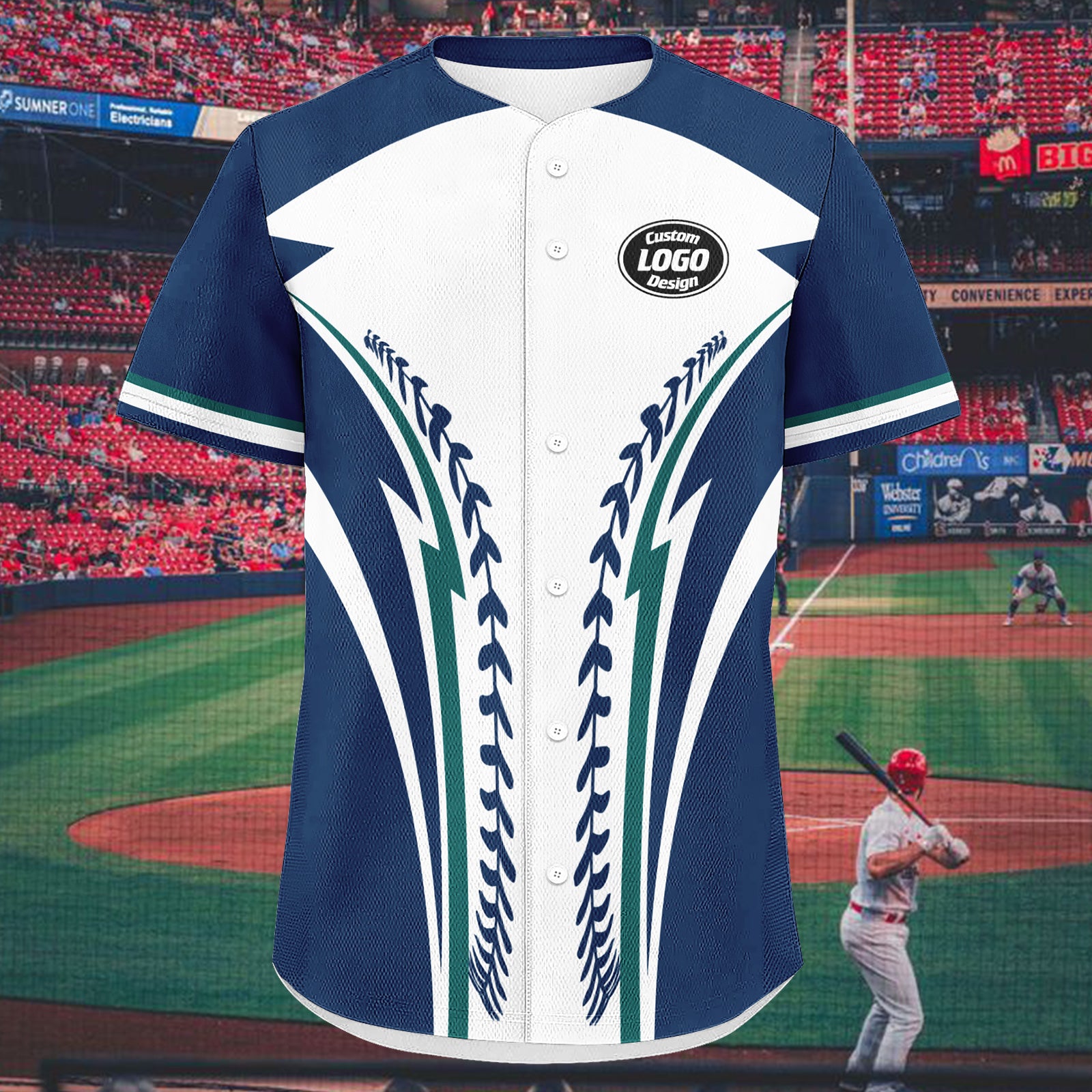 Custom Personalized Authentic Baseball Jersey BSBJ01-E023019-25