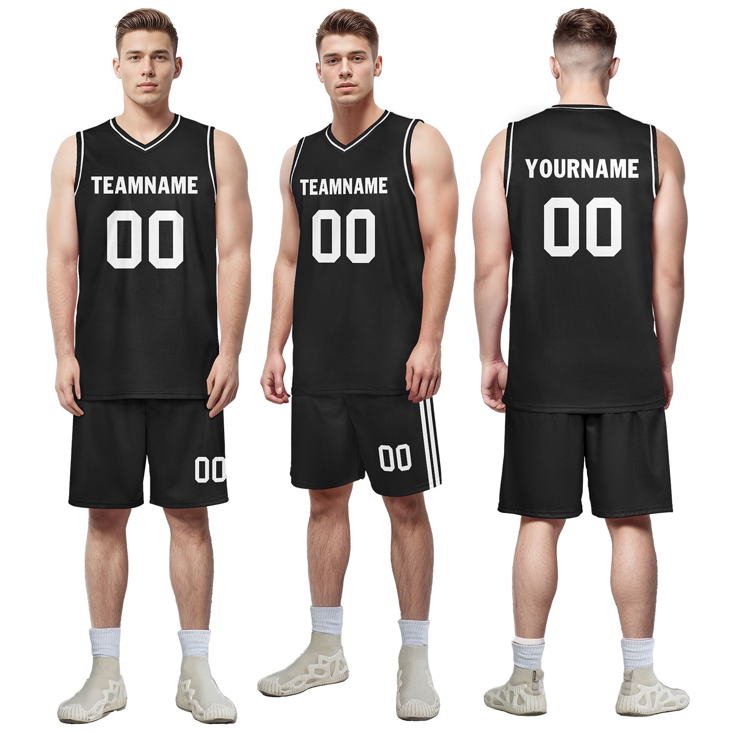 Custom Black Classic Style Sports Uniform Basketball Jersey BBJ01-D020105-19
