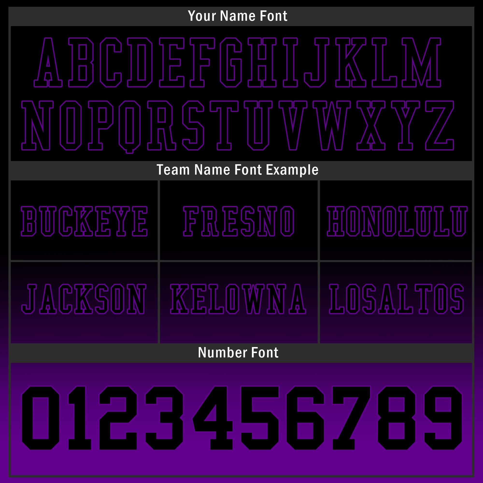 Custom Black Purple Fade Fashion Personalized Authentic Football Jersey FBJ02-D06088