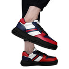 Custom Red Blue New England Shoes Personalized Sneaker FN032-D020389-26