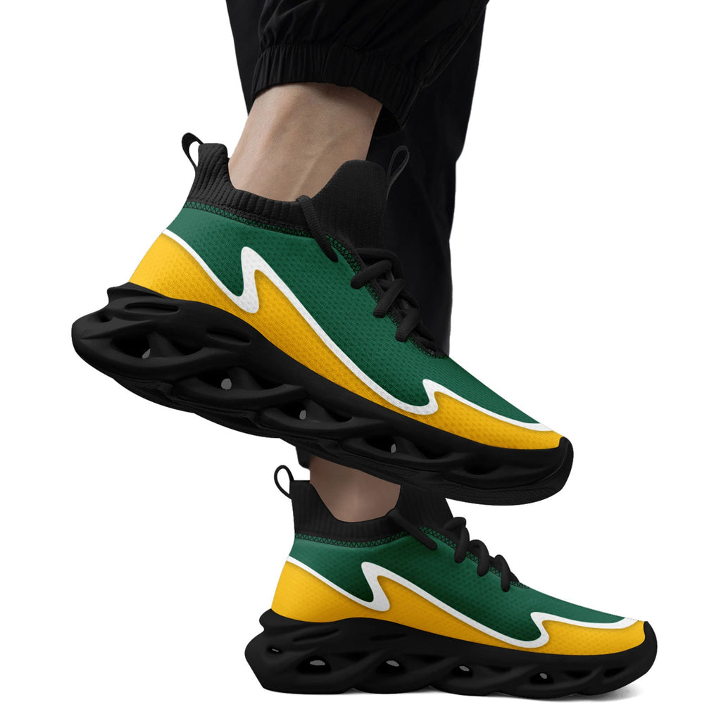 Custom Green Yellow Maxsoul Shoes Personalized Sneaker FN030A-E020011-23