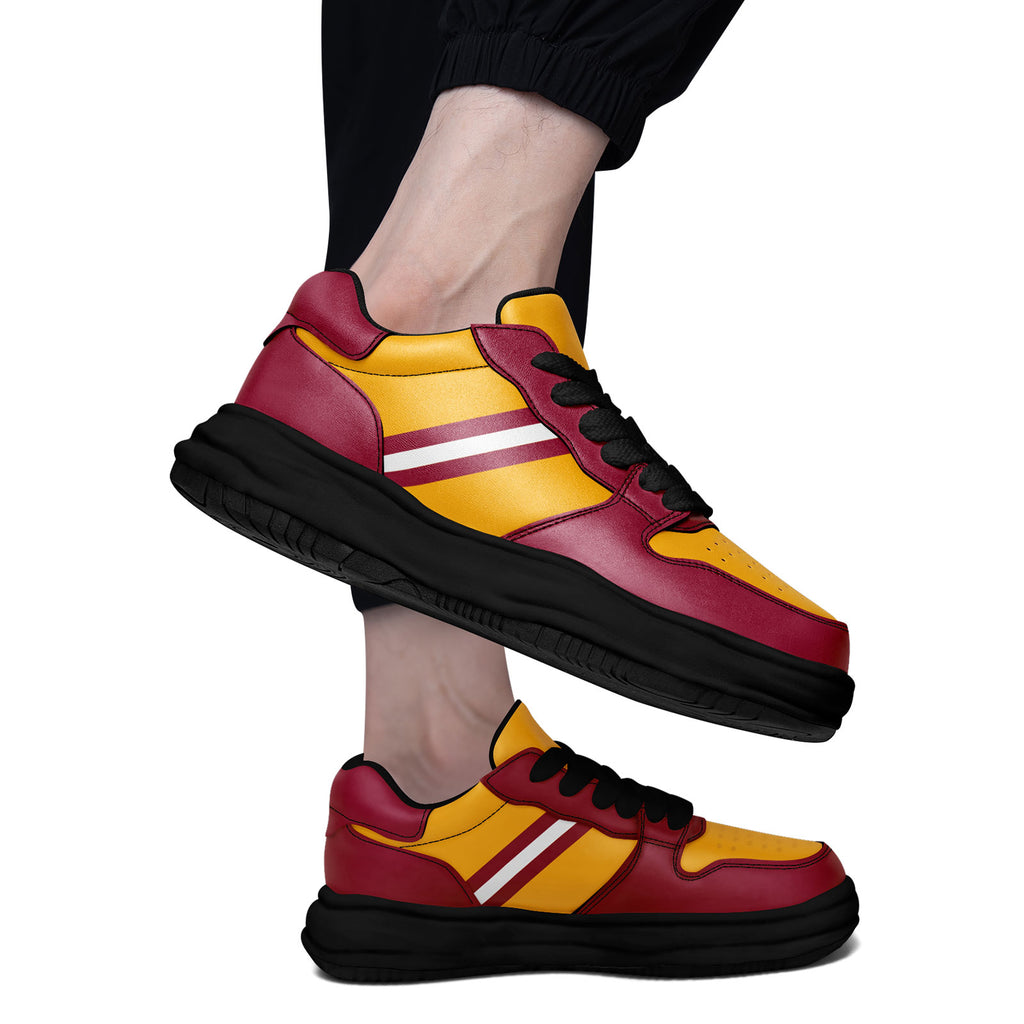 Custom Red Yellow Arizona Shoes Personalized Sneaker FN032-D020389-1