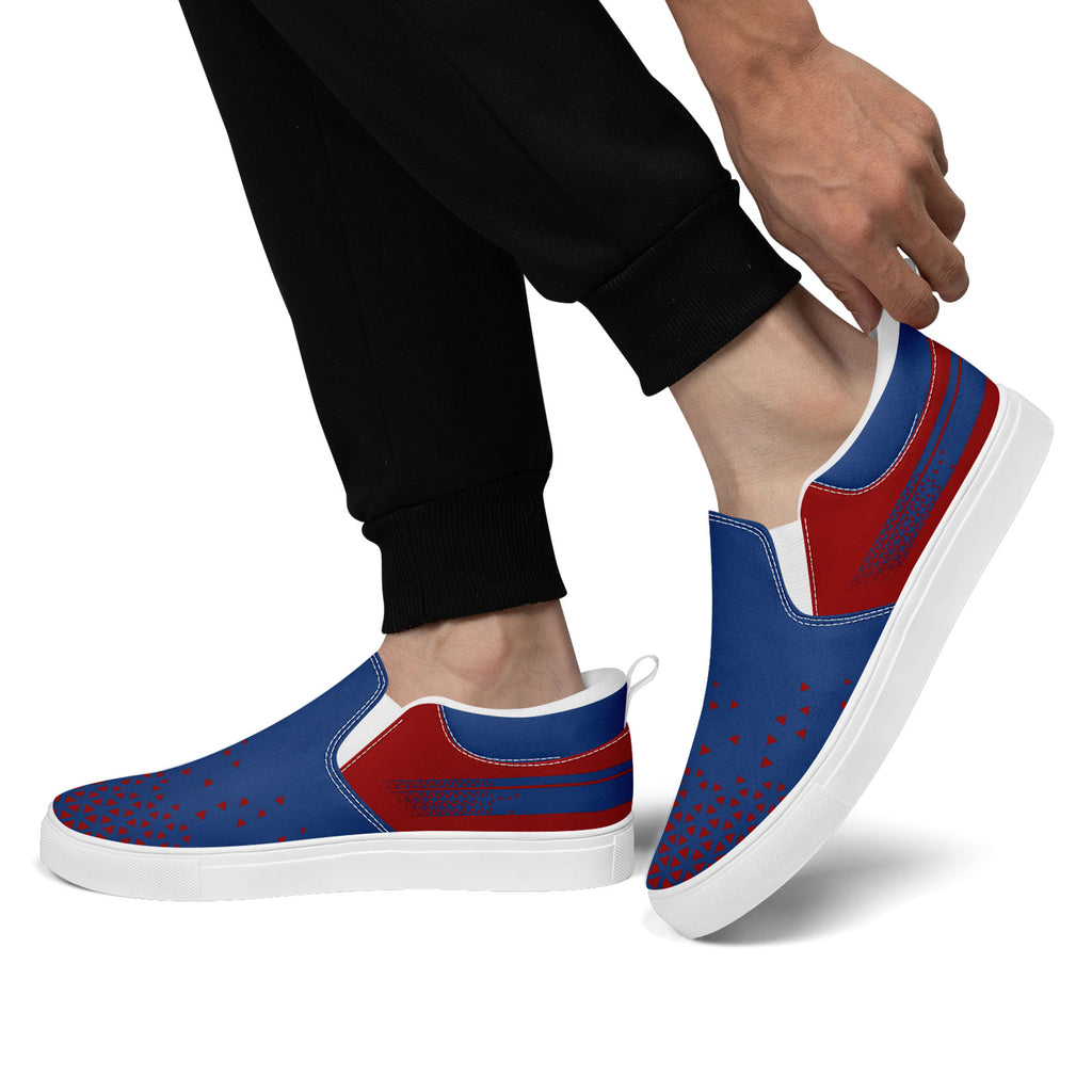 Custom Canvas Sneakers Personalized Slip On Shoes FN071-E023042-3