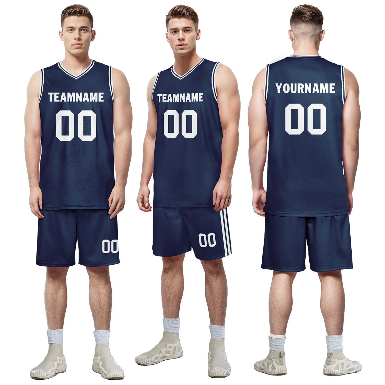 Custom Blue Classic Style Sports Uniform Basketball Jersey BBJ01-D020105-9