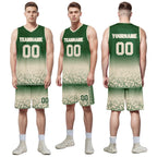 Custom Green Yellow Fade Fashion Sports Uniform Basketball Jersey BBJ01-D020102-7