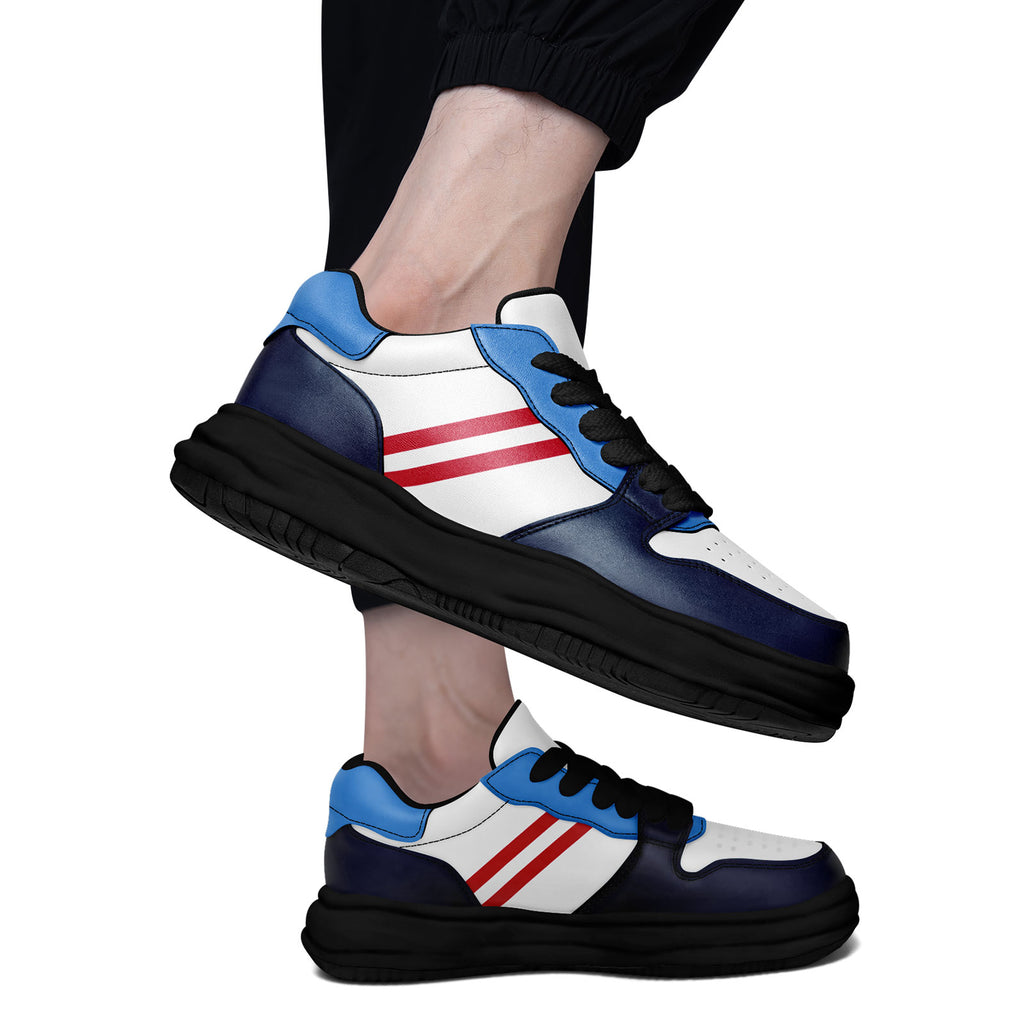 Custom Blue White Tennessee Shoes Personalized Sneaker FN032-D020389-32