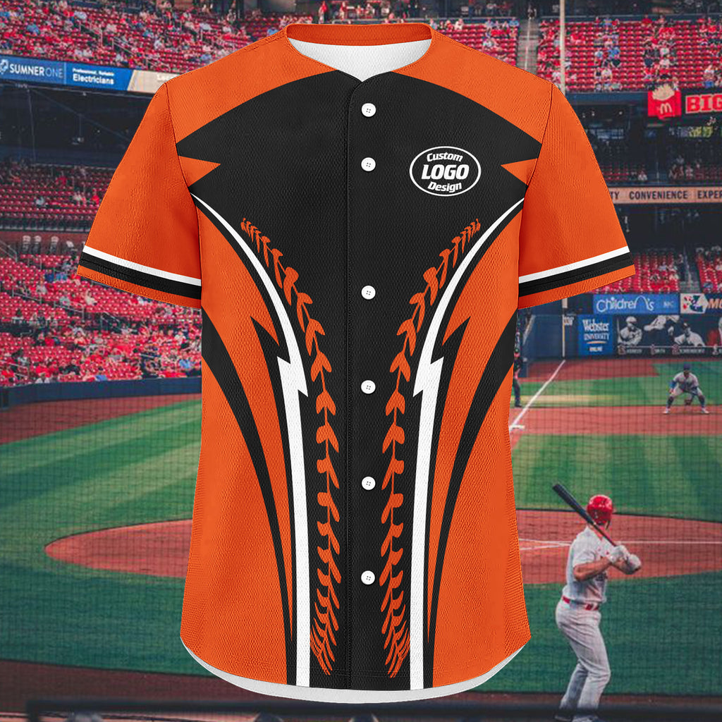 Custom Personalized Authentic Baseball Jersey BSBJ01-E023019-4