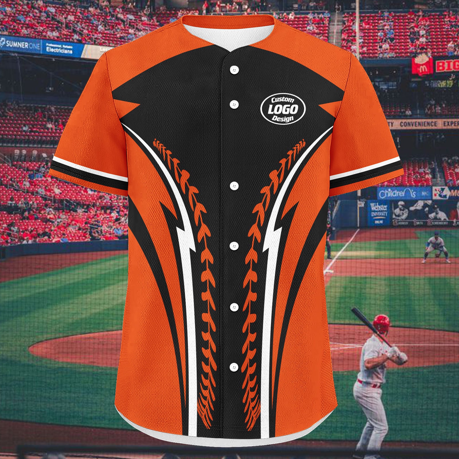 Custom Personalized Authentic Baseball Jersey BSBJ01-E023019-4