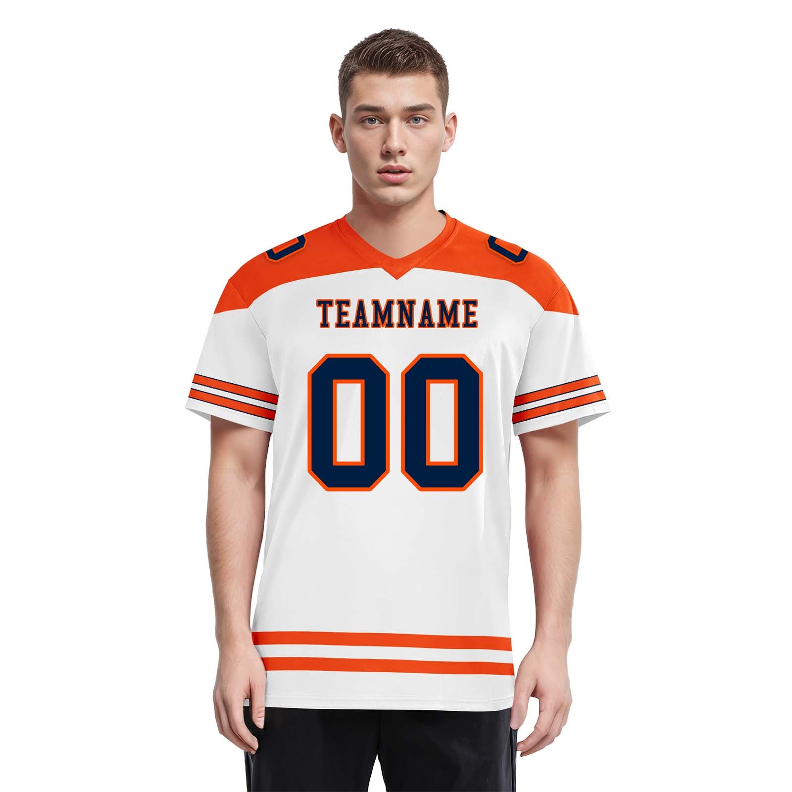 Custom Denver Personalized Authentic Football Jersey FBJ02-E0607-13