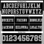 Custom Black Gray Striped Sleeves Personalized Authentic Football Jersey FBJ02-D06076