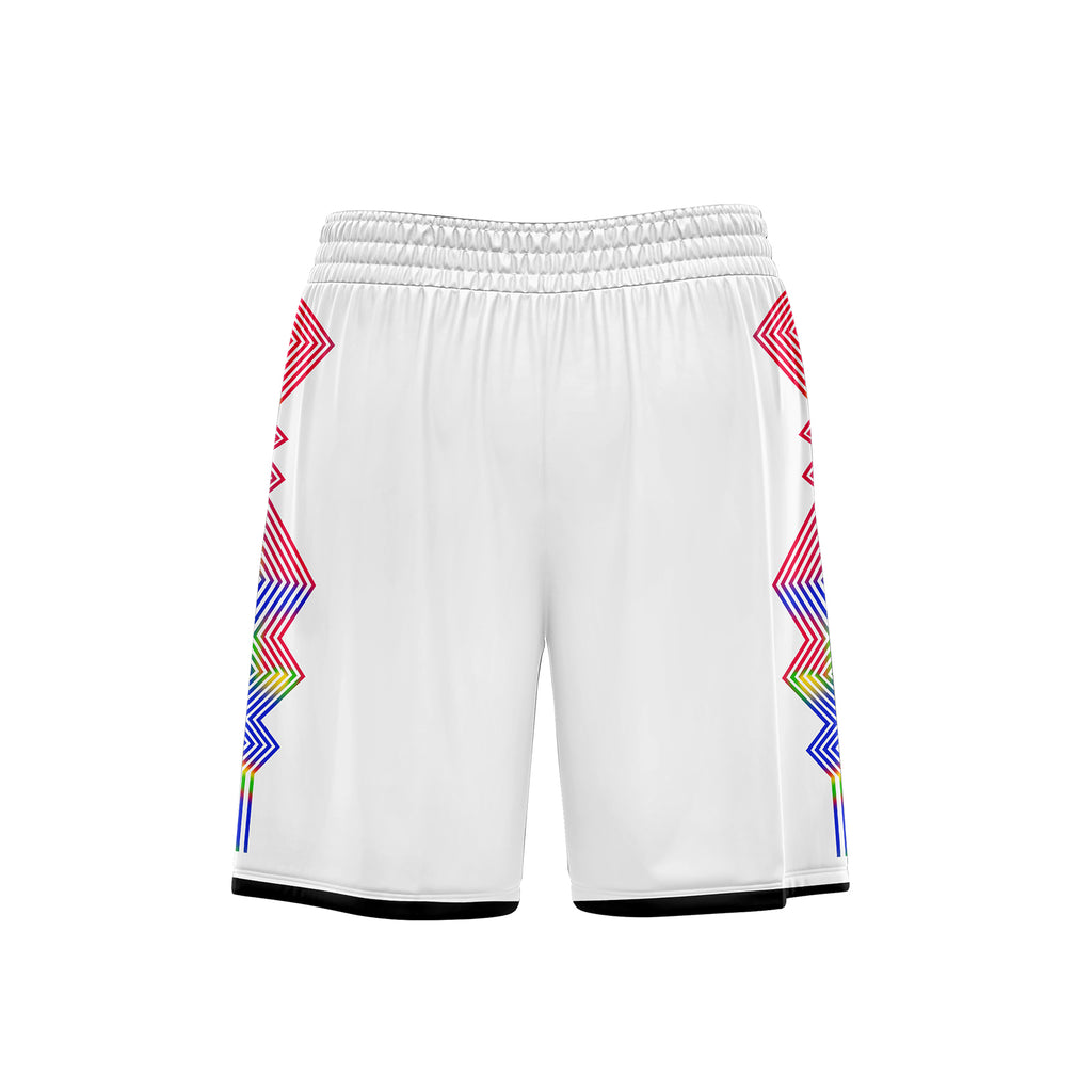 Custom White Rainbow City Edition Personalized Sports Uniform Authentic Basketball Jersey BBJ01-D06101-8