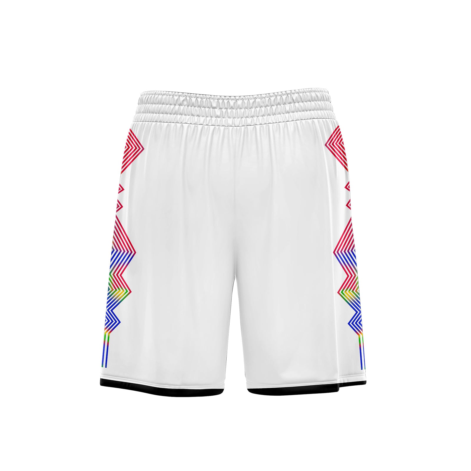 Custom White Rainbow City Edition Personalized Sports Uniform Authentic Basketball Jersey BBJ01-D06101-8