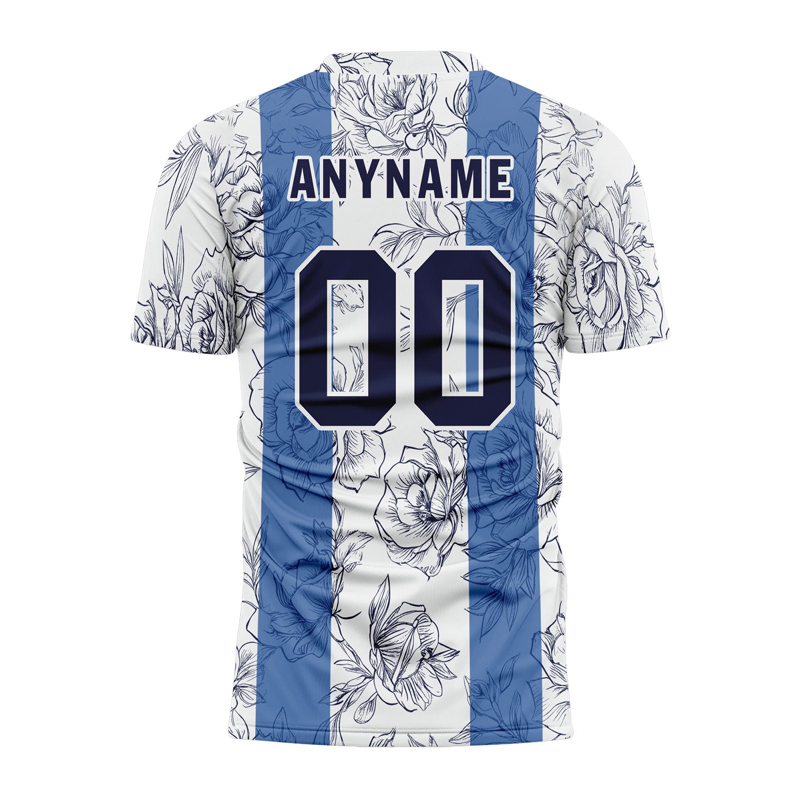 Custom White Blue Soccer Sets Jersey Personalized SCJ101-D28007