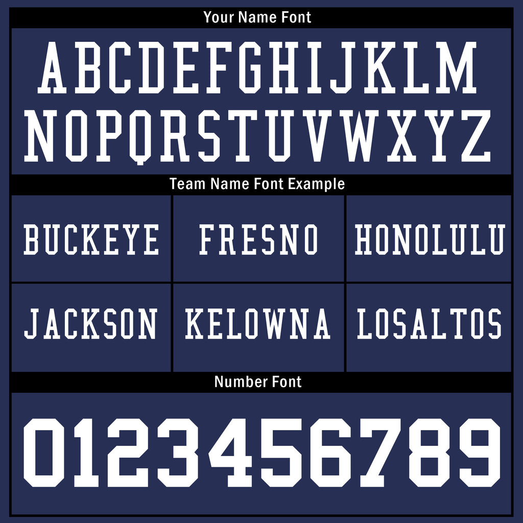 Custom Dark Blue White Striped Sleeves Personalized Authentic Football Jersey FBJ02-D06035