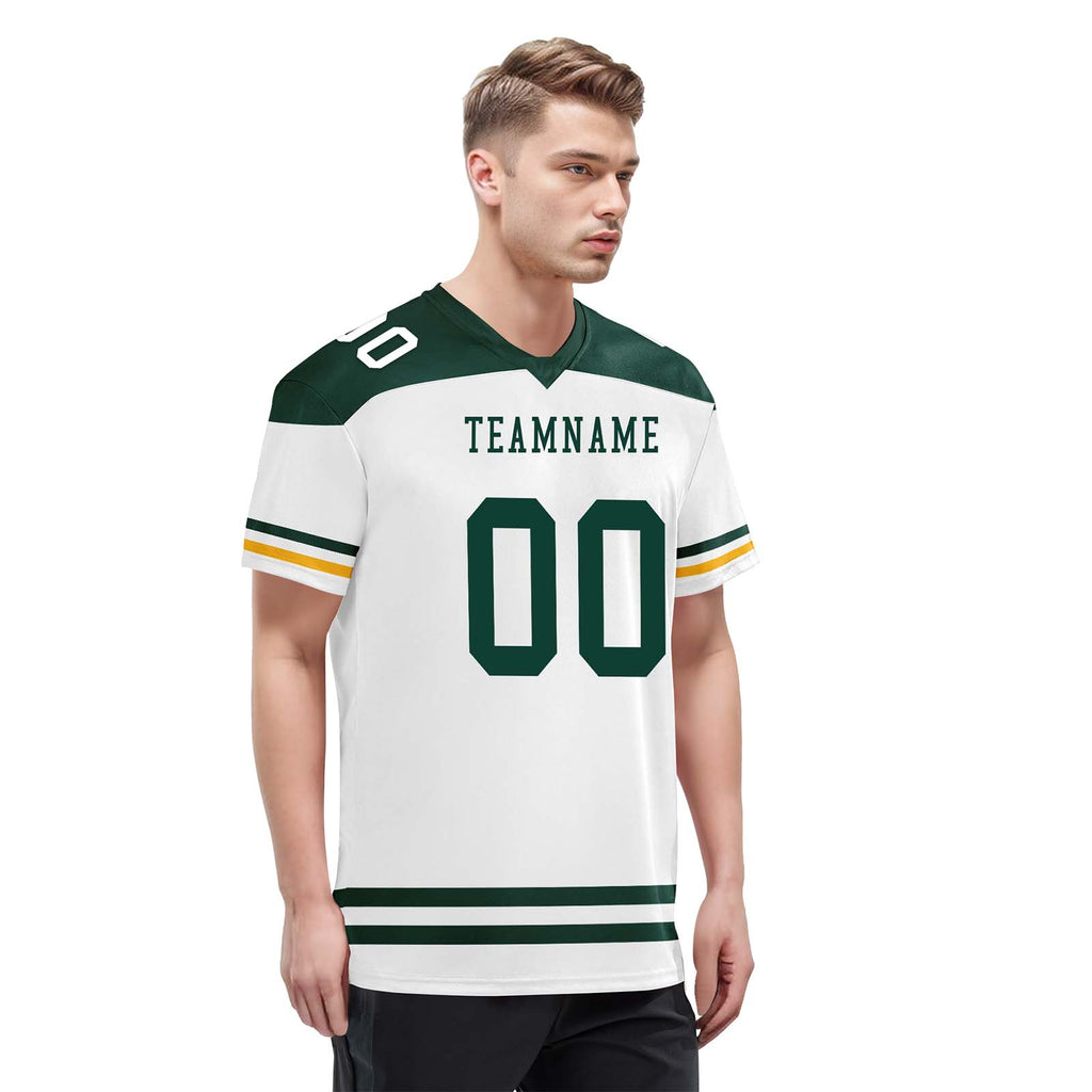Custom Green Bay Personalized Authentic Football Jersey FBJ02-E0607-23