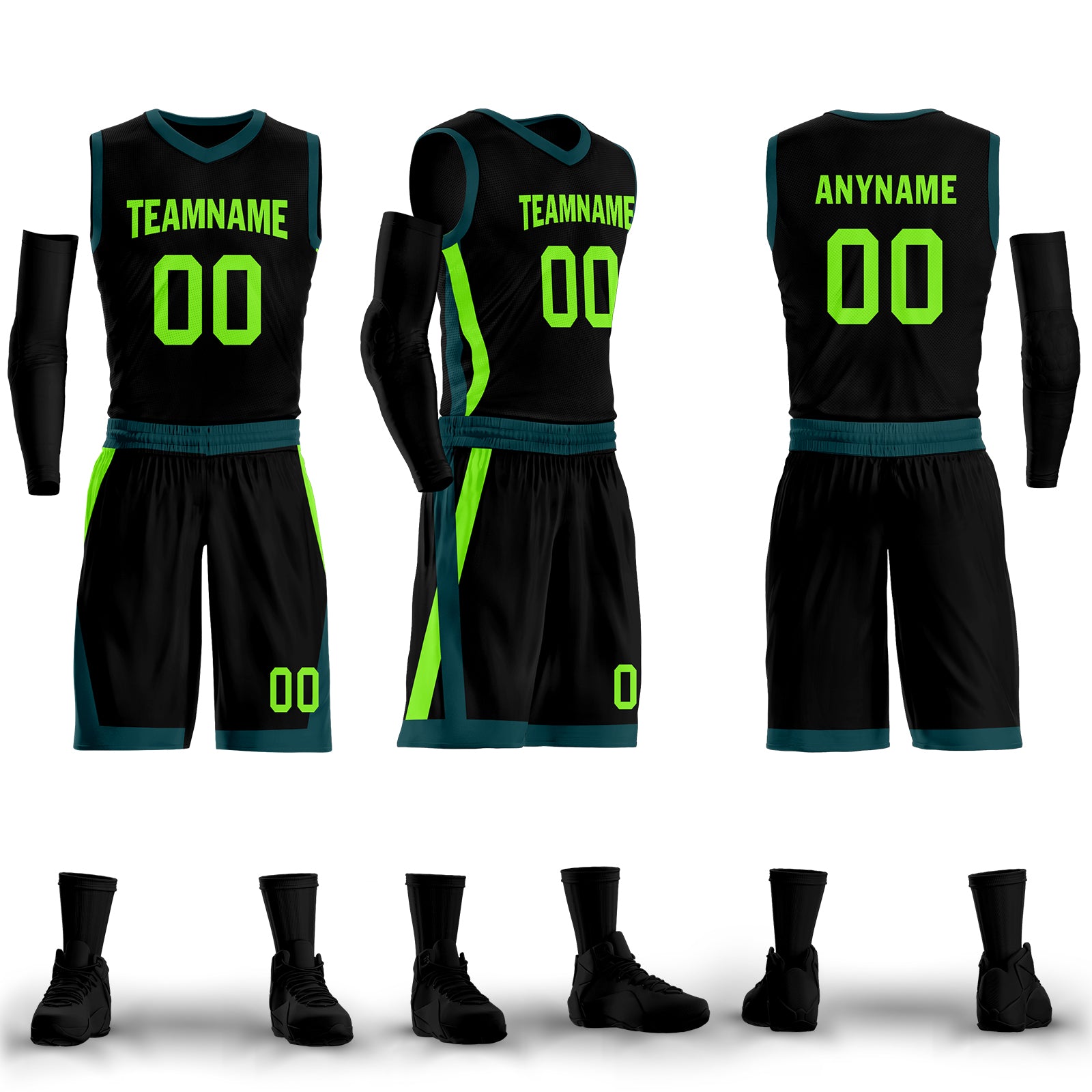 Custom Dark Lemon Green City Edition Personalized Sports Uniform Authentic Basketball Jersey BBJ01-D06101-2