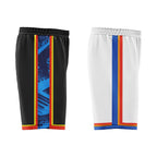 Custom Black Blue Orange White Oklahoma City City Edition Personalized Reversible Basketball Set Sports Basketball Jersey BBJ01R-D0610-21-COOLMAX
