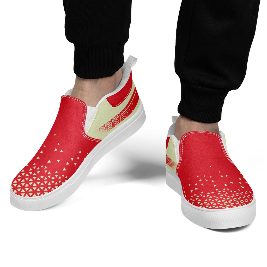 Custom Canvas Sneakers Personalized Slip On Shoes FN071-E023042-9