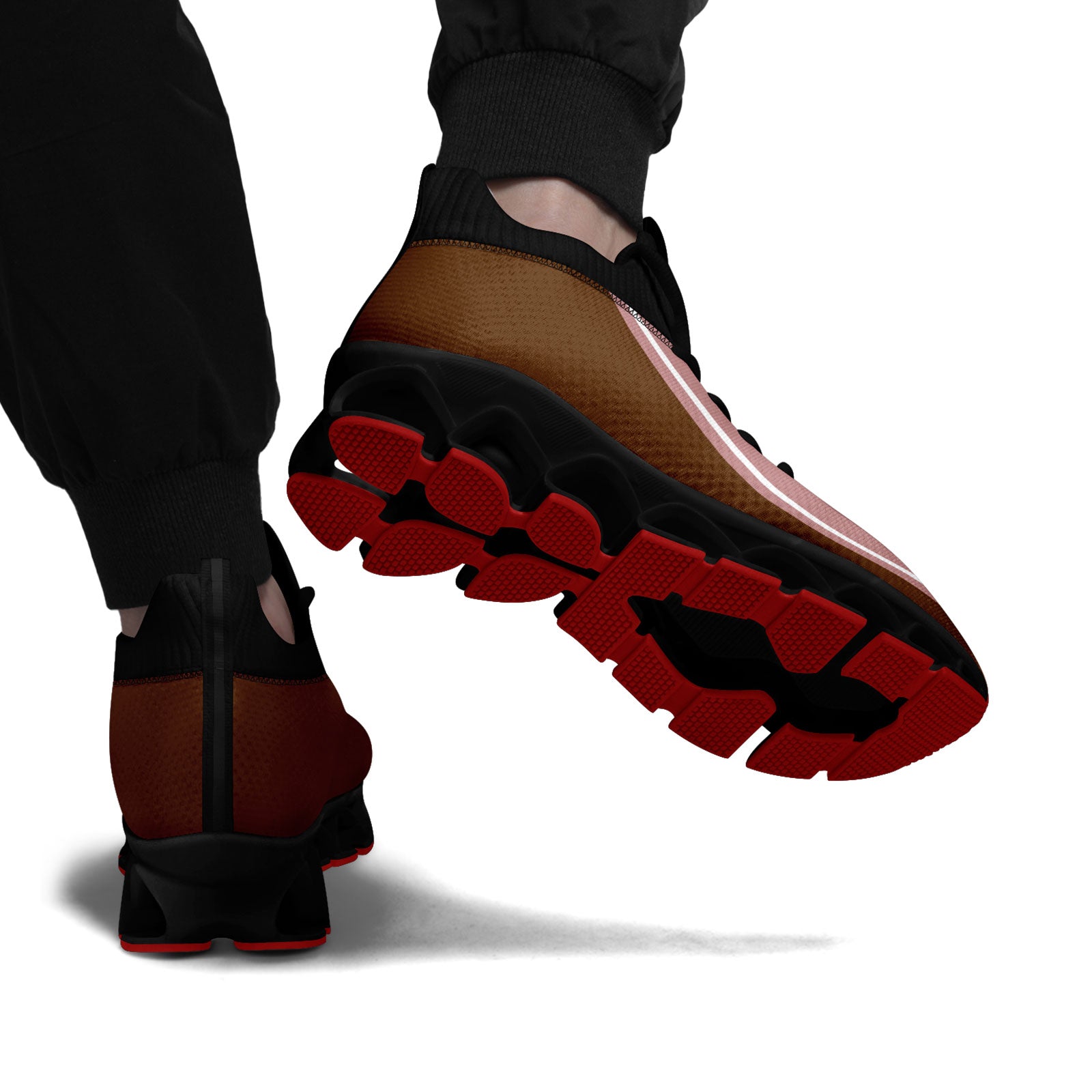 Custom Dark Pink Brown Maxsoul Shoes Personalized Sneaker FN030XD-D020388-18