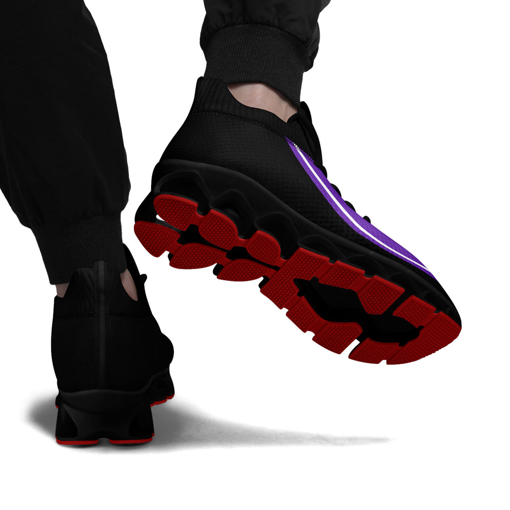Custom Purple Black Maxsoul Shoes Personalized Sneaker FN030XD-D020388-15
